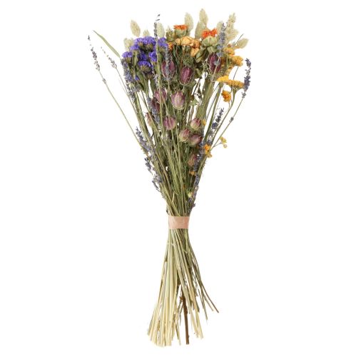 Product Dried Flower Bouquet Purple Orange Sea Lilac Grain 55cm