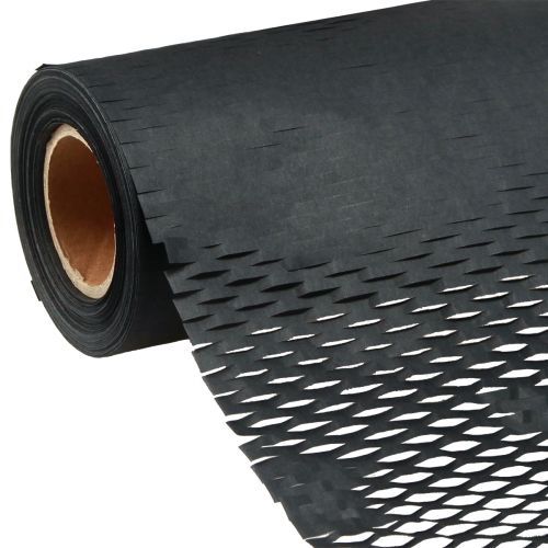 Floristik24 Honeycomb Paper Black Wrapping Paper W50.5cm L2500cm