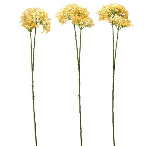 Product Ornamental Garlic Wild Allium Artificial Yellow 70cm 3pcs