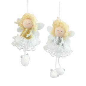 Floristik24 Angel pendant tree decoration Christmas decoration H13.5cm 4pcs