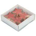 Floristik24 Wooden stars decoration Christmas decoration stars pink gloss Ø5cm 8pcs