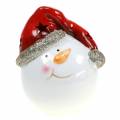 Floristik24 Snowman with LED light 10.5cm 2pcs
