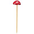 Floristik24 Fly agarics on a stick, red, 5.5cm, set of 6 - decorative autumn mushrooms for the garden and home