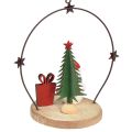 Floristik24 Decoration hanger Santa Claus snowman star H13cm 2pcs