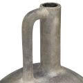 Floristik24 Ceramic vase jug antique look ceramic grey rust H27cm