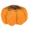 Floristik24 Pumpkin plant pot orange/yellow-green made of sisal Ø15cm H9cm