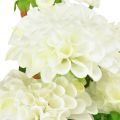 Floristik24 Artificial flowers decoration dahlias artificial white 50cm