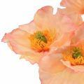 Floristik24 Artificial flowers artificial poppy decoration 35cm bunch 3pcs