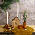 Floristik24 Nature-inspired mushroom decorations in a set of 3 – Various shades of brown, 6.4 cm – Charming accents for the garden and home