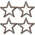 Floristik24 Stars for hanging for door wreath willow natural 28cm 4pcs